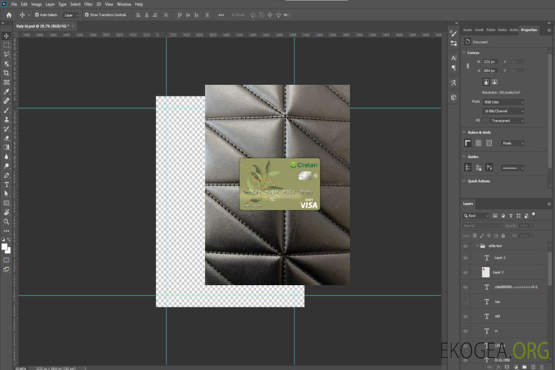 Belgique Crelan banque visa carte photolook recto template Belgique Crelan banque visa carte photolook recto template